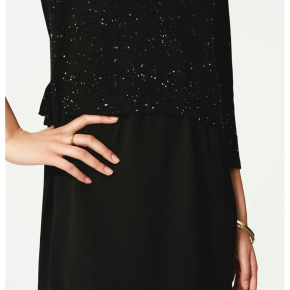 NWT Ann Taylor LOFT Combo Speckled Sweater Dress - Picture 3 of 3